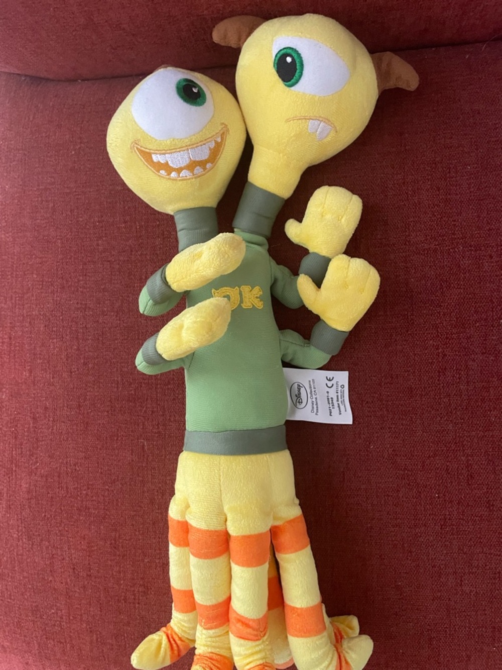 Monster university Terry and Terri plushes